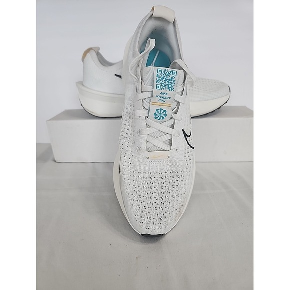 Nike W8.5 Interact Run White Dusty Cactus  Road Running Shoes FD2292-101 - Picture 1 of 7